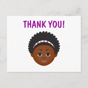 Cartão Postal #Orgulhoso2BNaturalMe Agradecimento de Aniversário