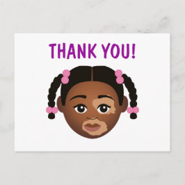 Cartão Postal #Orgulhoso2BNaturalMe Escolha-Minha-Teint Obrigado