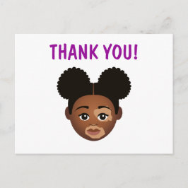 Cartão Postal #Orgulhoso2BNaturalMe Escolha-Minha-Tez Obrigado