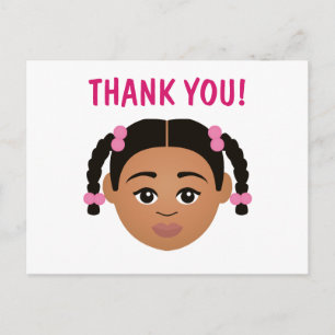 Cartão Postal #Orgulhoso2BNaturalMe Escolha-Minha-Tez Obrigado