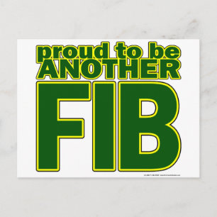 Cartão Postal Orgulhoso por ser outro FIB