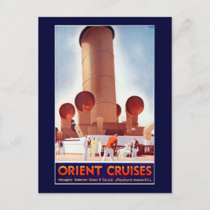Cartão Postal Orient Cruises Big Funnel
