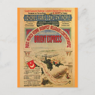 Cartão Postal Orient Express