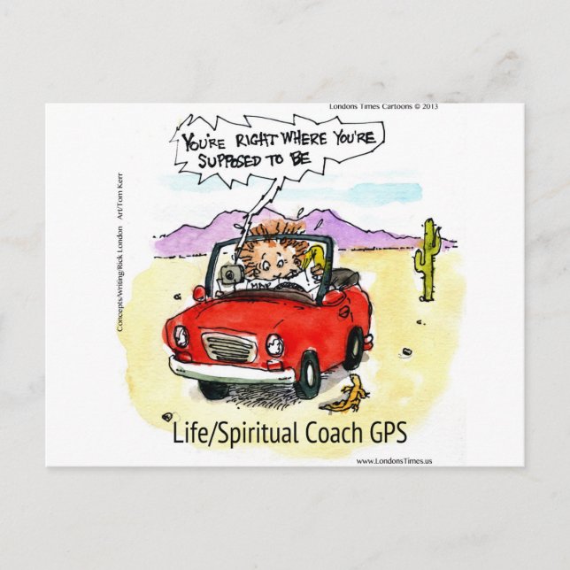 Cartão Postal Orientador de Vida GPS (Frente)