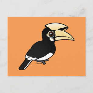 Cartão Postal Oriental Pied Hornbill
