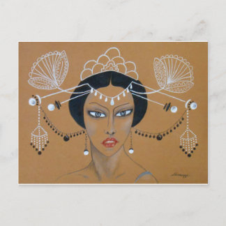 Cartão Postal Orig. Cartão-postal de arte asiático