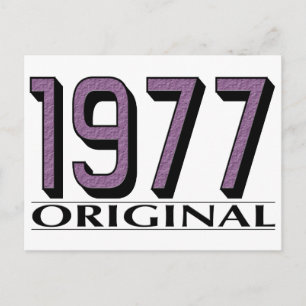 Cartão Postal Original 1977