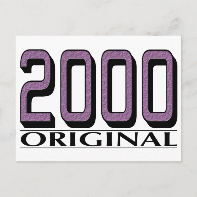 Cartão Postal Original 2000 (Frente)