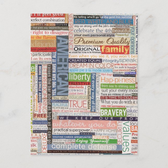 Cartão Postal Original EUA (Frente)