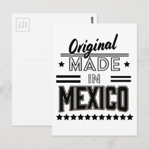 Cartão Postal Original feito no México