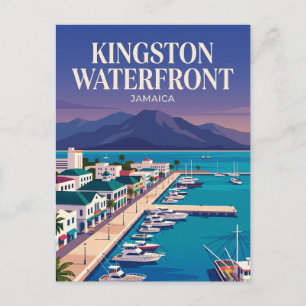 Cartão Postal Orla Marítima de Kingston Jamaica