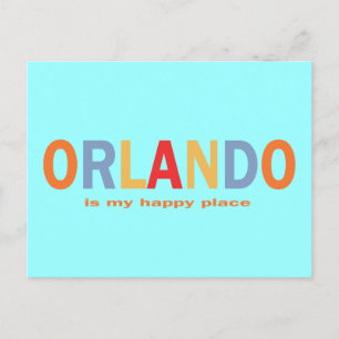 Cartão Postal Orlando é meu lugar feliz