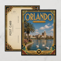 Orlando Flórida Arte Deco Vintage Era de Ouro