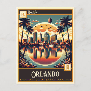 Cartão Postal Orlando, Florida   Vintage