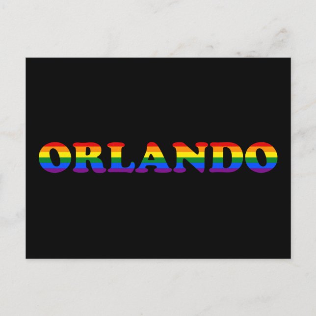 Cartão Postal Orlando LGBT (Frente)