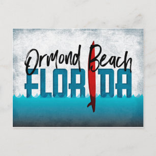 Cartão postal Ormond Beach Surfboard