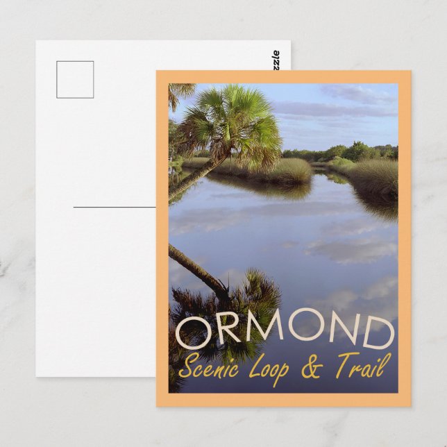 Cartão Postal Ormond Scenic Loop e Trail Postcard (Frente/Verso)