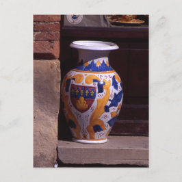 Cartão Postal Ornamentado vase Gubbio Umbria Itália Poster