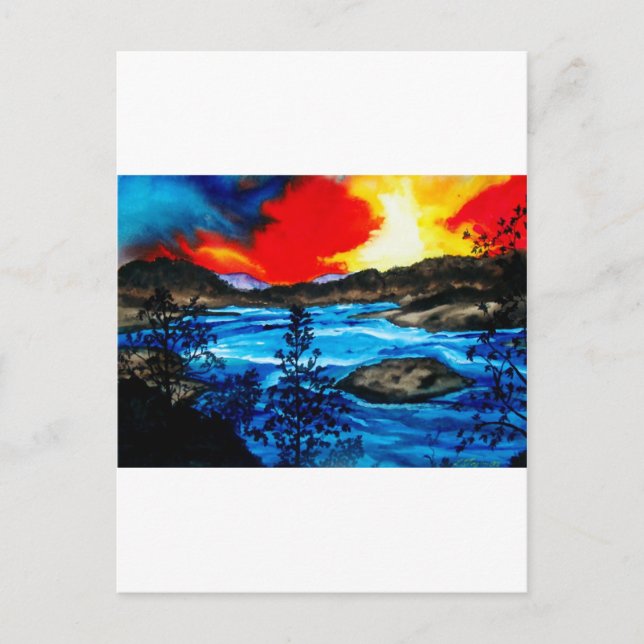 Cartão Postal Oroville Colors (Frente)