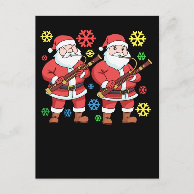 Cartão Postal Orquestra de Homens do Bassonista de Natal (Frente)