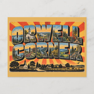Cartão Postal Orwell Corner PEI Vila Histórica Escola de Arte
