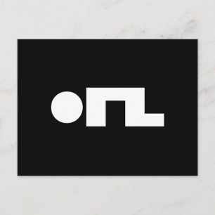 Cartão Postal ORZ Emoticon Kaomoji Emoji