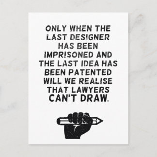 Cartão Postal Os advogados não podem tirar!