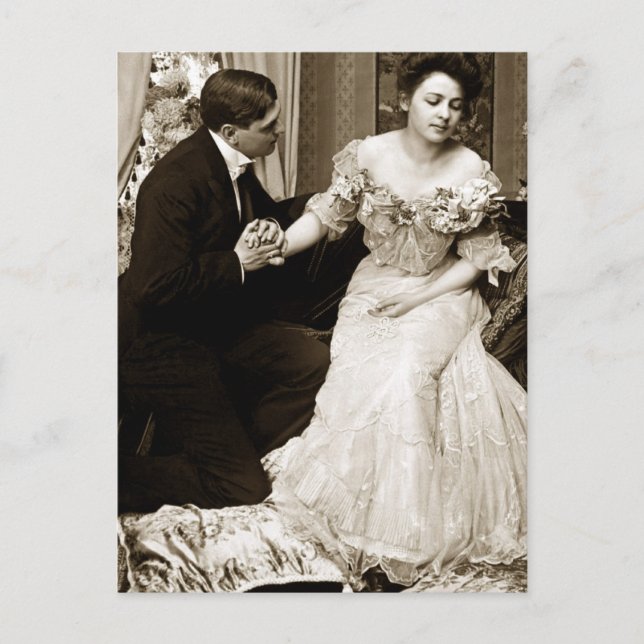 Cartão Postal Os amantes (Frente)