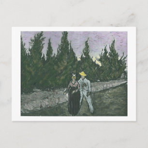 Cartão Postal Os Amantes Van Gogh Belas Arte