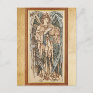 Cartão Postal Os anjos do Cherubim da Hierarquia, Burne Jones