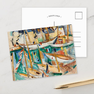 Cartão Postal Os Barcos   Raoul Dufy