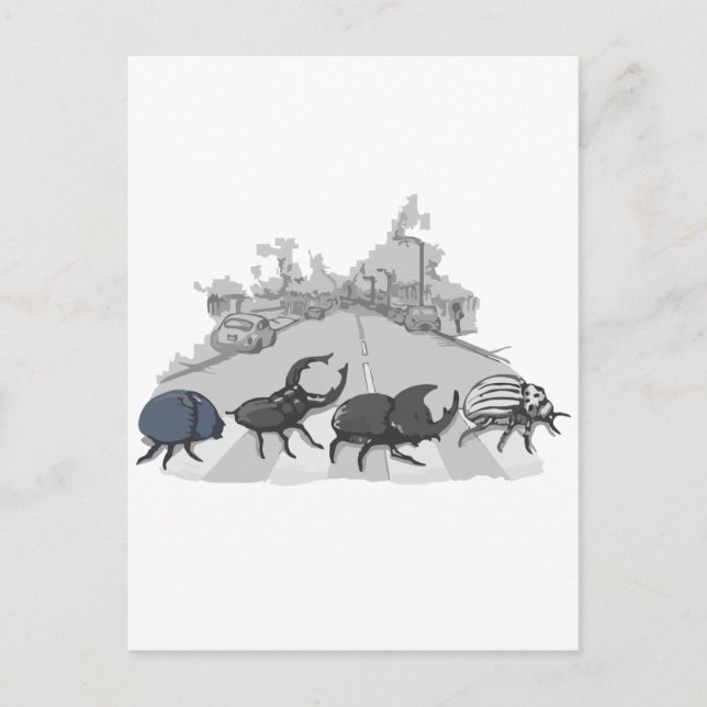 Cartão Postal Os Beatles (Frente)