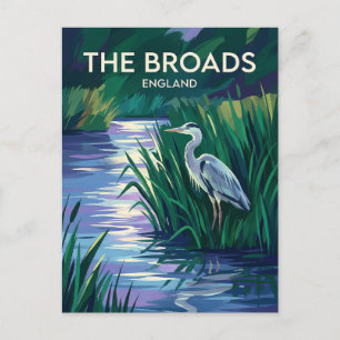 Cartão Postal Os Broads Reino Unido