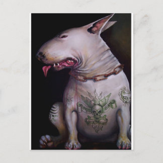 Cartão Postal Os cães comem gatos