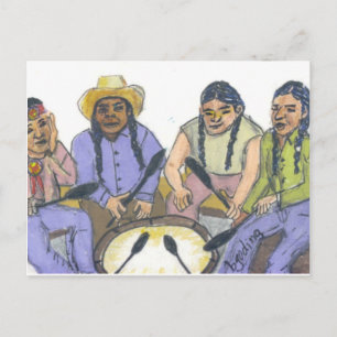 Cartão Postal Os Cantores