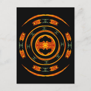 Cartão Postal Os carros de corridas seguem a competência de