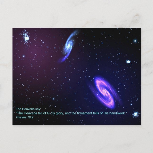 Cartão Postal Os Céus (Frente)