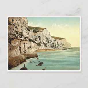 Cartão Postal Os Cliff, Dover, o clássico Photochrom da Inglater