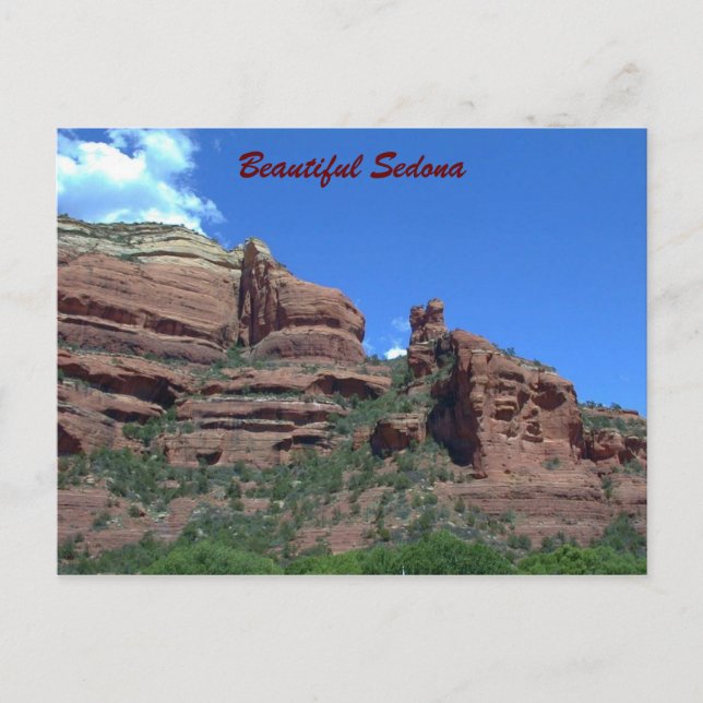 Cartão Postal Os Cliff Vermelhos de Sedona — Cartão-postal (Frente)