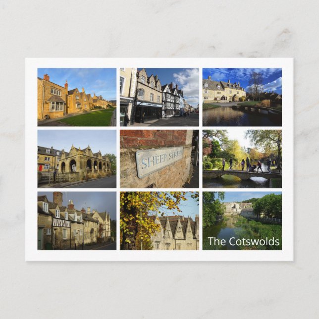 Cartão Postal Os Cotswolds (Frente)