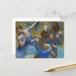 Cartão Postal Os Dançarinos Azuis, Degas Art
