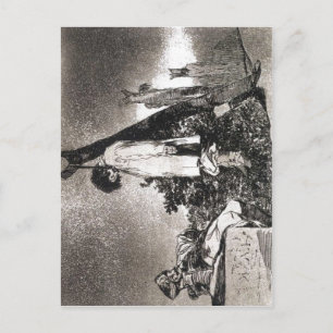 Cartão Postal Os Desastres da Guerra, prancha 36 Goya, Tampouco