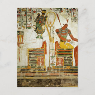 Cartão Postal Os deuses Osiris e Atum, de Tumba