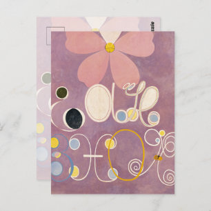 Cartão Postal Os Dez Maiores, Grupo IV, nº 5, por Hilma af Klint