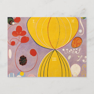 Cartão Postal Os Dez Maiores, Grupo IV, nº 7, por Hilma af Klint