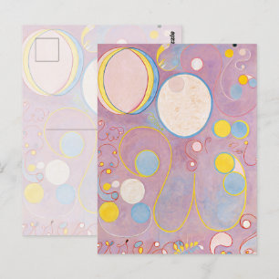 Cartão Postal Os Dez Maiores, Grupo IV, nº 8, por Hilma af Klint