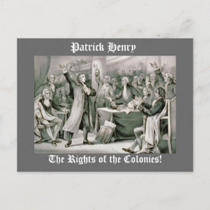 Cartão Postal Os Direitos das Colônias!