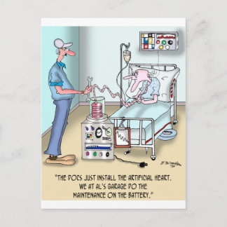 Cartão Postal Os Docs simplesmente instalam o coração