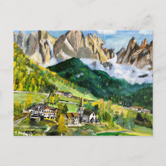 Cartão Postal Os Dolomites, Cartão-postal