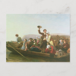 Cartão Postal Os emigrantes